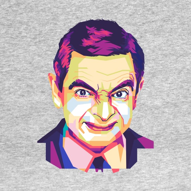 Mr. Bean Rowan Atkinson by Tupai Art